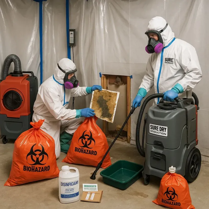 Contaminated Water Handling Protocols process in Spencerville, NM